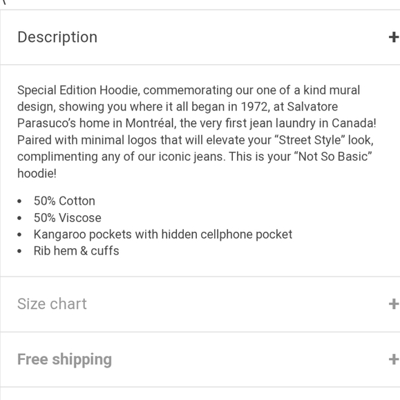 Parasuco Special Edition  Warm Black Hoddie Unisex Size Large - Picture 14 of 14